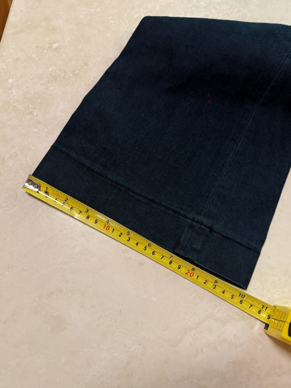 Le Chateau Dark Wash Flare Jeans Size 26 NWOT Y2K Premium - Picture 12 of 13